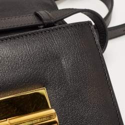 Pre Owned Tom Ford Black Leather Small Natalia Crossbody Bag