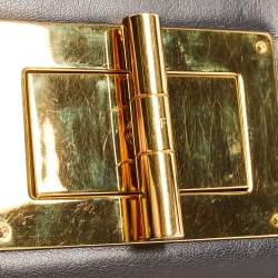 Pre Owned Tom Ford Black Leather Small Natalia Crossbody Bag