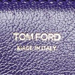 Tom Ford Indigo Leather Small Natalia Crossbody Bag