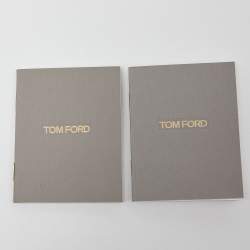 Tom Ford Brown Leather Twist Lock Zip Crossbody Bag