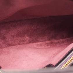 Pre Owned Tom Ford Dark Purple Leather Carine Flap Bag