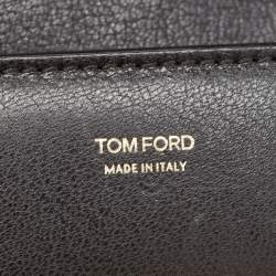 Pre Owned Tom Ford Black Leather Small Natalia Crossbody Bag