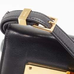 Pre Owned Tom Ford Black Leather Small Natalia Crossbody Bag