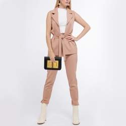 Pre Owned Tom Ford Black Leather Small Natalia Crossbody Bag