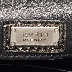 Pre Owned Tom Ford Metallic Python Mini Natalia Shoulder Bag