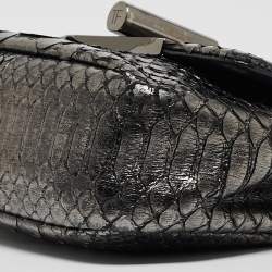 Pre Owned Tom Ford Metallic Python Mini Natalia Shoulder Bag