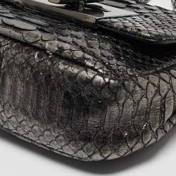 Pre Owned Tom Ford Metallic Python Mini Natalia Shoulder Bag