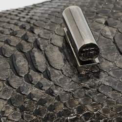 Pre Owned Tom Ford Metallic Python Mini Natalia Shoulder Bag