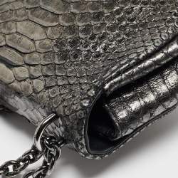 Pre Owned Tom Ford Metallic Python Mini Natalia Shoulder Bag