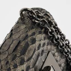 Pre Owned Tom Ford Metallic Python Mini Natalia Shoulder Bag