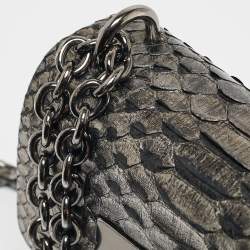 Pre Owned Tom Ford Metallic Python Mini Natalia Shoulder Bag