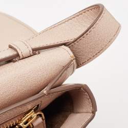 Pre Owned Tom Ford Dusty Pink Leather Large Natalia Shoulder Bag