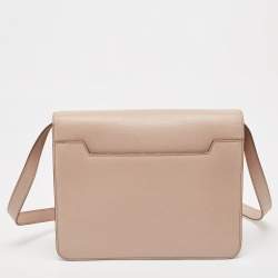 Pre Owned Tom Ford Dusty Pink Leather Large Natalia Shoulder Bag