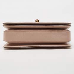 Pre Owned Tom Ford Dusty Pink Leather Large Natalia Shoulder Bag