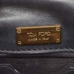 Pre Owned Tom Ford Black Python Natalia Chain Bag
