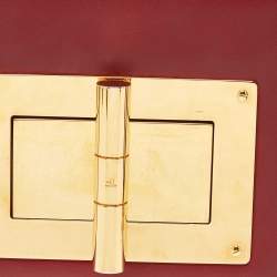 Pre Owned Tom Ford Red Leather Natalia Chain Shoulder Bag