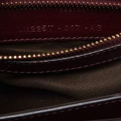 Pre Owned Tom Ford Burgundy Leather Small Natalia Crossbody Bag