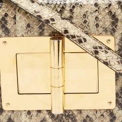 Pre Owned Tom Ford Beige Snakeskin Small Natalia Crossbody Bag