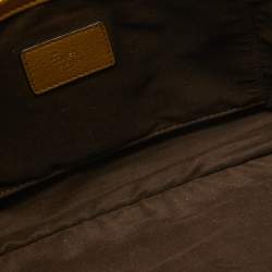 Tom Ford Olive Green Suede Natalia Convertible Clutch