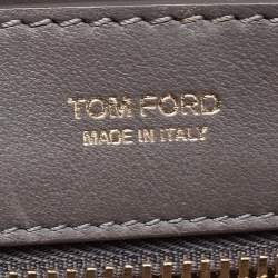 Pre Owned Tom Ford Grey Leather Sienna Shoulder Bag
