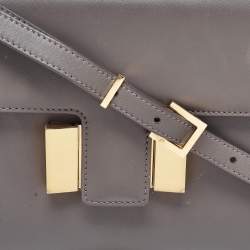 Pre Owned Tom Ford Grey Leather Sienna Shoulder Bag