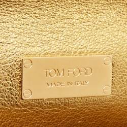 Tom Ford Gold Python Small Natalia Crossbody Bag