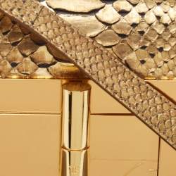 Tom Ford Gold Python Small Natalia Crossbody Bag