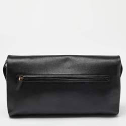 Tom Ford Black Leather Natalia Convertible Clutch