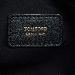 Tom Ford Black Leather Natalia Convertible Clutch