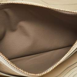 Tom Ford Beige Python Flap Wallet on Chain