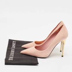 Tom Ford Light Pink Suede Pointed Toe Pumps Size 37