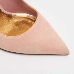 Tom Ford Light Pink Suede Pointed Toe Pumps Size 37