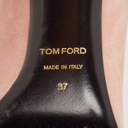 Tom Ford Light Pink Suede Pointed Toe Pumps Size 37