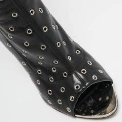 Tom Ford Black Leather Zip Up Over The Knee Boots Size 37