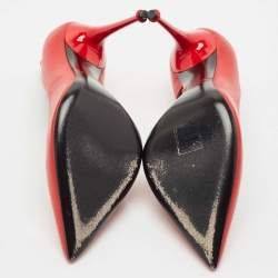 Tom Ford Red Leather D'orsay Pumps Size 38