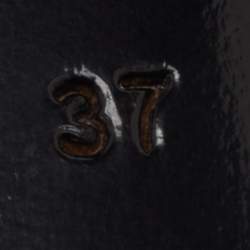 Pre Owned Tom Ford Grey/Brown Snakeskin Leather Pointed Toe Ankle Strap Pumps Size 37