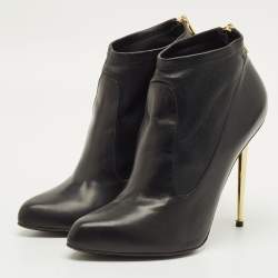 مملوكة مسبقًا Tom Ford Size 41 Black Leather Booties