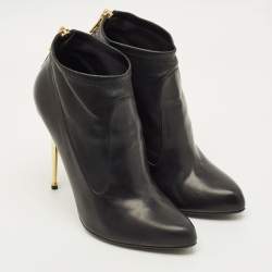 مملوكة مسبقًا Tom Ford Size 41 Black Leather Booties