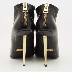 مملوكة مسبقًا Tom Ford Size 41 Black Leather Booties