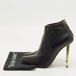 مملوكة مسبقًا Tom Ford Size 41 Black Leather Booties