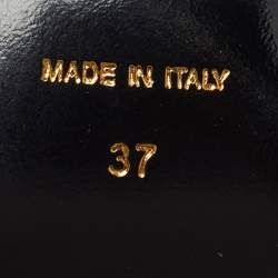 مملوكة مسبقًا Tom Ford Padlock Size 37 Black Patent Leather Pumps