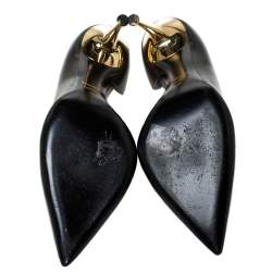 Pre Owned Tom Ford Olive Green D'Orsay Leather Pointed Toe Pumps Size 40