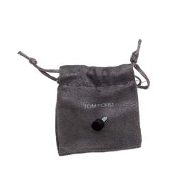 Pre Owned Tom Ford Black Patent Leather Padlock Ankle Wrap Pointed Toe Pumps Size 39.5