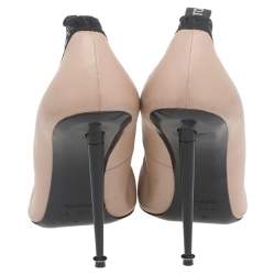 Tom Ford Beige Leather Pointed Toe Pumps Size 40