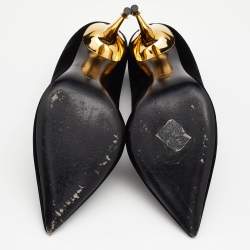 Tom Ford Black Velvet Pointed Toe Pumps Size 38