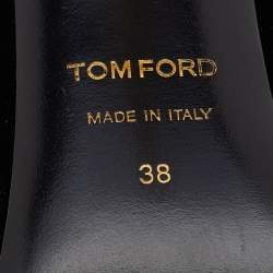 Tom Ford Black Velvet Pointed Toe Pumps Size 38