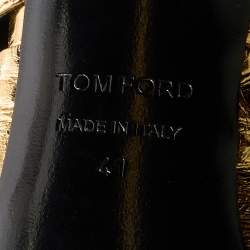 Pre Owned Tom Ford Metallic Gold Leather Stardust Cage Sandals Size 41