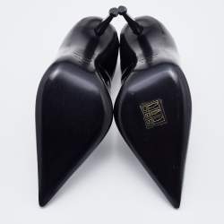 Tom Ford Black Patent Leather Pointed Toe Pumps Size 37