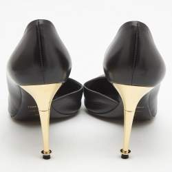 Tom Ford Black Leather D'Orsay Pointed Toe Pumps Size 36 