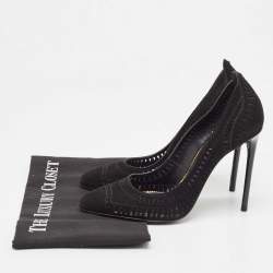 Tom Ford Black Suede Slip On Pumps Size 38